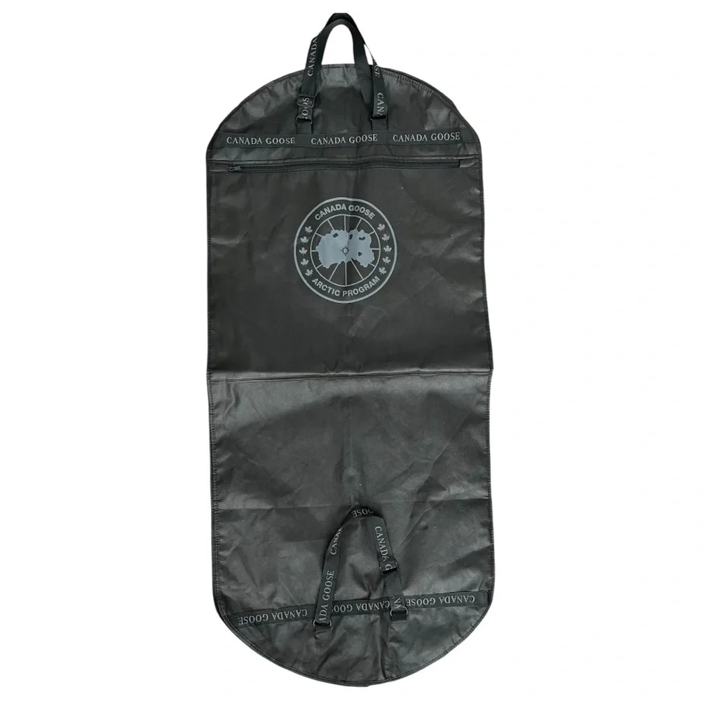 Canada Goose Garment Bag Dust Cover Coat Jacket Storage Zip Black Travel Protect